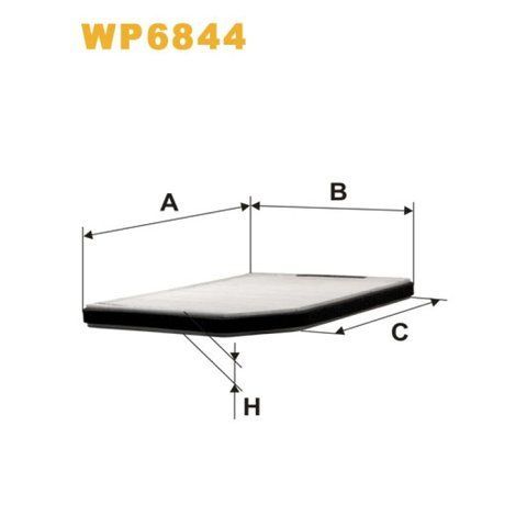 Фільтр салону WIX FILTERS Renault Laguna I (WP6844) WP6844 фото