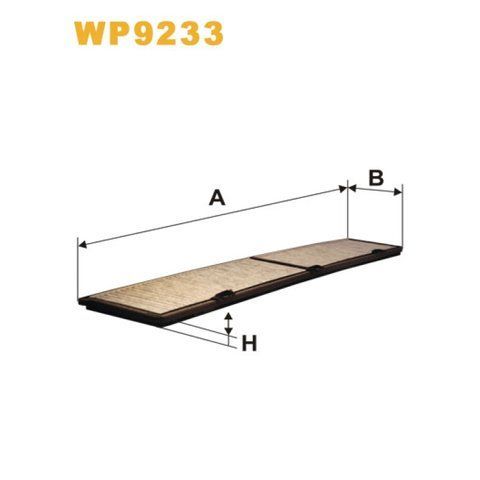 Фільтр салону WIX FILTERS BMW Serie 1 (E81/E82/E87/E88), Serie 3 (E90/E91/E92/E93), Serie X1 (E84) (WP9233) WP9233 фото