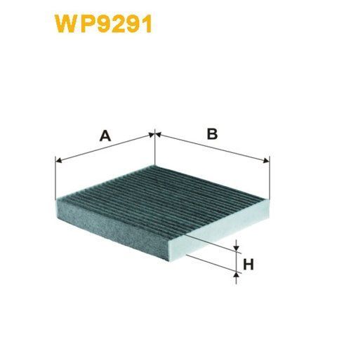 Фільтр салону WIX FILTERS Daihatsu Charade II, Lexus CT, GS, IS, Subaru Legacy IV, Outback III, Tr (WP9291) WP9291 фото