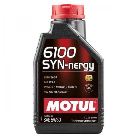 Олива моторна MOTUL 6100 Syn-nergy 5W-30 1 л (113141/107970) 113141 фото