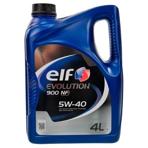 Олива моторна ELF Evolution 900 NF A3/B4 SL/CF 5W-40 4 л (194873) 194873 фото