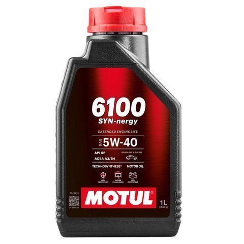 Олива моторна MOTUL 6100 Syn-nergy 5W-40 1 л (107975) 107975 фото