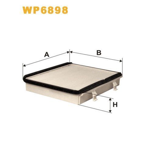Фільтр салону WIX FILTERS Volkswagen Golf II (WP6898) WP6898 фото