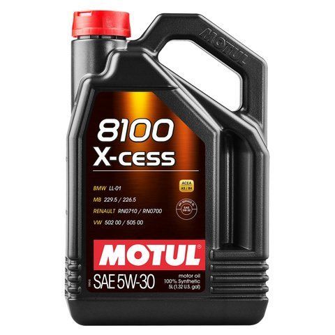 Олива моторна MOTUL 8100 X-cess 5W-30 5 л (108946/368106) 108946 фото