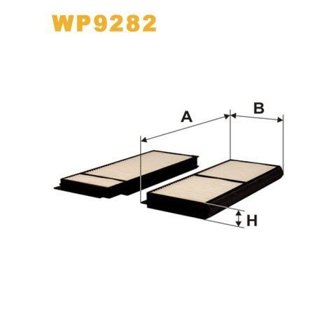 Фільтр салону WIX FILTERS Mazda 3 (BK), 5, 5 (CW) (WP9282) WP9282 фото