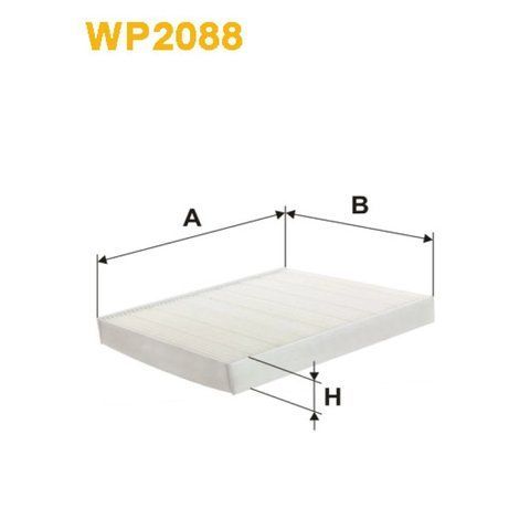 Фільтр салону WIX FILTERS Audi A3 III, TT III, Seat Leon III, Skoda Octavia III, Volkswagen Golf V (WP2088) WP2088 фото