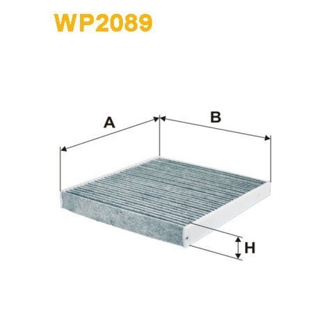 Фільтр салону WIX FILTERS Audi A3 III, TT III, Seat Leon III, Skoda Octavia III, Volkswagen Golf V (WP2089) WP2089 фото