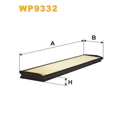 Фільтр салону WIX FILTERS Mercedes E (W/R/C/S124) (WP9332) WP9332 фото