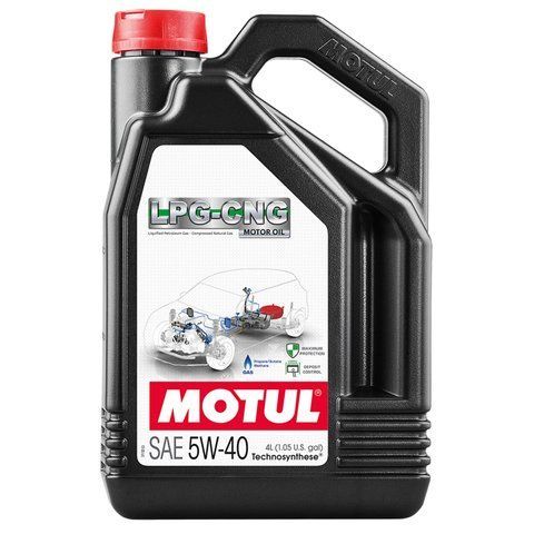 Олива моторна MOTUL LPG-CNG 5W40 4 л (110669/854654) 110669 фото
