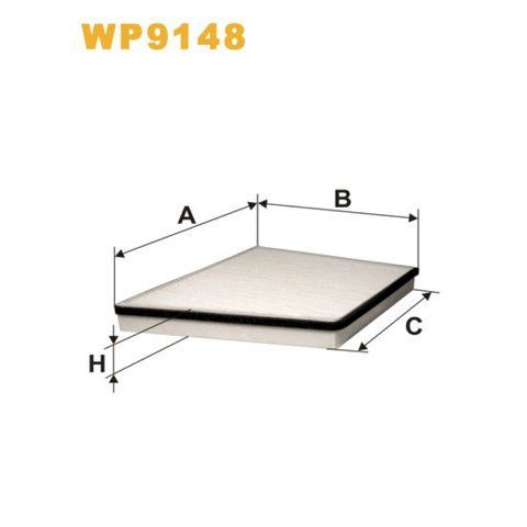 Фільтр салону WIX FILTERS Mercedes E (W/S211) (WP9148) WP9148 фото