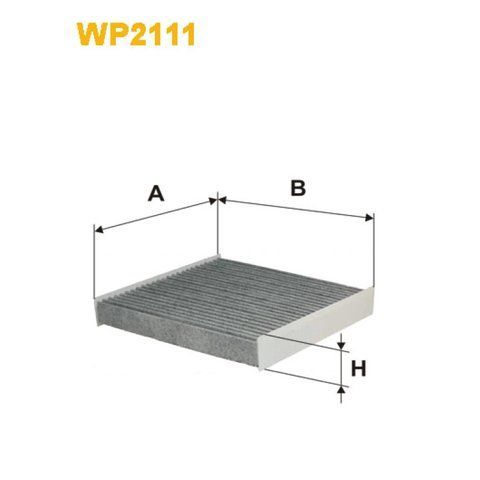 Фільтр салону WIX FILTERS Dacia Logan II, Sandero II, Renault Captur, Clio IV, Logan II, Sandero II (WP2111) WP2111 фото