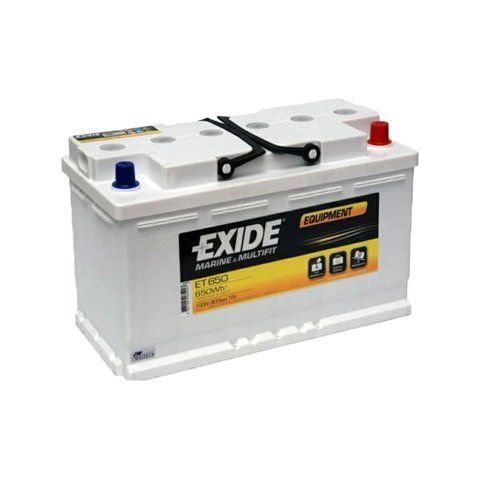 Акумулятор тяговий EXIDE Equipment 12V 100Ah 800A R+ 350 мм х 175 мм х 190 мм (ET650) ET650 фото