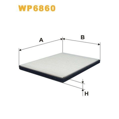 Фільтр салону WIX FILTERS Renault Megane, Megane Coupe (WP6860) WP6860 фото
