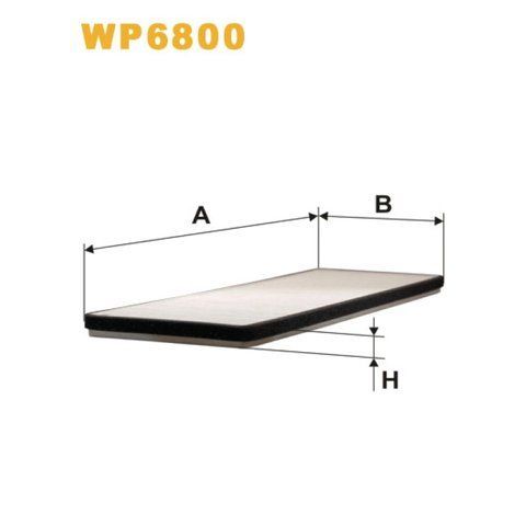 Фільтр салону WIX FILTERS Bedford Astramax/Astra Van, Opel Astra Classic, Astra F/Astra F Cabrio, (WP6800) WP6800 фото